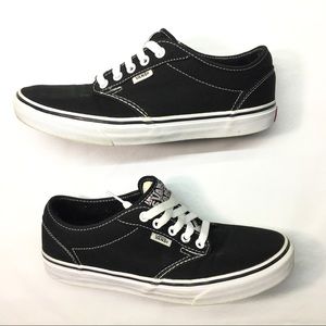 Black and white Vans shoes. Women size 10